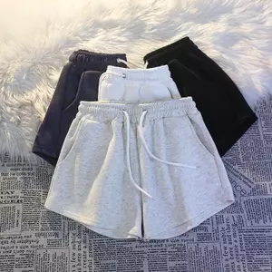 American Hot Girl Mùa hè Phong cách mới dáng rộng Quần short thể thao thông thường Quần nóng bỏng