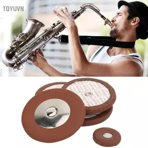 toyuvn 26 chiếc Bộ thay thế miếng đệm da Sax đa kích thước Phụ kiện kèn Saxophone Alto