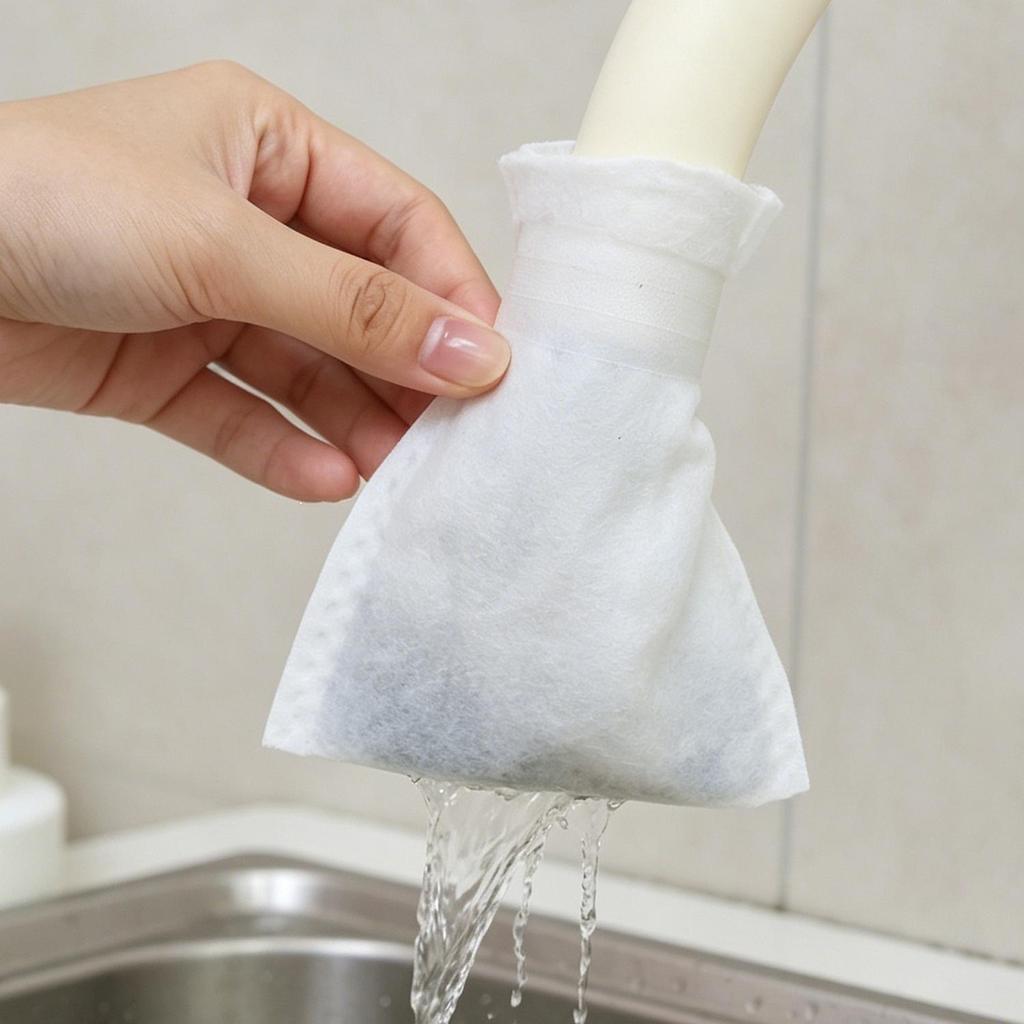 Tiện lợi Thay thế nhanh chóng Máy lọc nước loại bỏ tạp chất Cotton- Vòi nước nhà bếp Túi chống văng- Túi lọc vòi có thể giặt đa năng