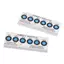 Thẻ chỉ báo độ ẩm JCSYFAC để kiểm tra độ ẩm trong hộp kín10% -60% Thẻ giấy kiểm tra màu xanh lá cây Thẻ độ ẩm sáu điểm mới