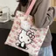 Hoạt Hình Hoạt Hình KT Mèo Canvas Tất Cả Trận Đấu Một Vai Học Sinh Sách Lớp Túi Tote Đi Lại Tote 26.5.15