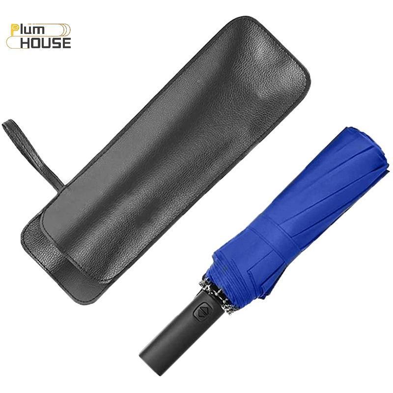 PlumHOUSE Da PU Bao Da Ô Di Động Chống Thấm Nước Ô Lưu Trữ Nhà Thơ Nước Thấm Hút Ô Túi Siêu Mịn VN