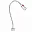Đèn bàn LED YICA, Đèn bàn làm việc đế từ tính 3W, Độ sáng cao Màu bạc Ánh sáng trắng AC 85-265V Bàn làm việc
