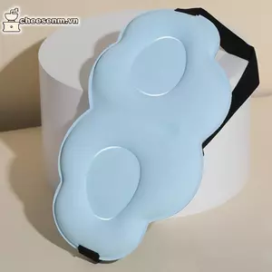 Cheenm Ngủ Bịt Mắt 3D Đám Mây Hoạt Hình Mây Ngủ Mặt nạ Mắt Bóng Miếng Dán Mắt Hỗ Trợ Ngủ Che Mắt Mắt Còn Lại Thư Giãn Eyecover VN