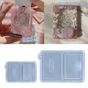 Unstop * Nhựa Shaker Khuôn Khung Ảnh Khuôn Nhựa Silicon Quicksand Khuôn Nhựa Shaker Epoxy Đúc Khuôn Nhựa-A