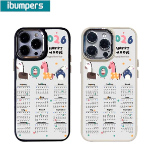 Ibumpers Ốp Điện Thoại Thẩm Mỹ 2026 Lịch Năm Mới Silicon Mềm Cao Cấp Chống Sốc Cho iPhone 17 16 15 14 12 13 11 Pro Max IP 7 8 Plus Iphon X XS XR Xs Max