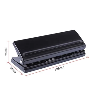 Đục Lỗ Sáu Lỗ Có Thể Điều Chỉnh Khoảng Cách Lỗ 6 Lỗ Đấm 2 Bộ 3 Lỗ Rời Chân Đấm Kim Loại Lỗ HQWH