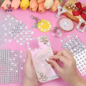Mặt Tóc Đá Quý Giả Kim Cương Pha Lê Tự Dính - Trang Điểm & Trang Trí