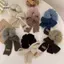Mới Scrunchie nữ mùa đông, phụ kiện tóc đan dây sang trọng và ấm áp [Mina]