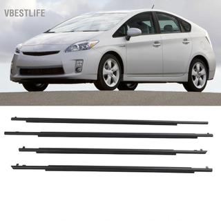 VBESTLIFE 75720?47021 Cửa sổ bên ngoài ô tô chống gió có độ bền cao Dải thời tiết cao su cho Prius 2010 đến 2015