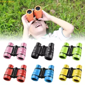 Ống nhòm Fol Children 4x30 với tay cầm chống trượt, dành cho hoạt động ngoài trời an toàn và vui vẻ.