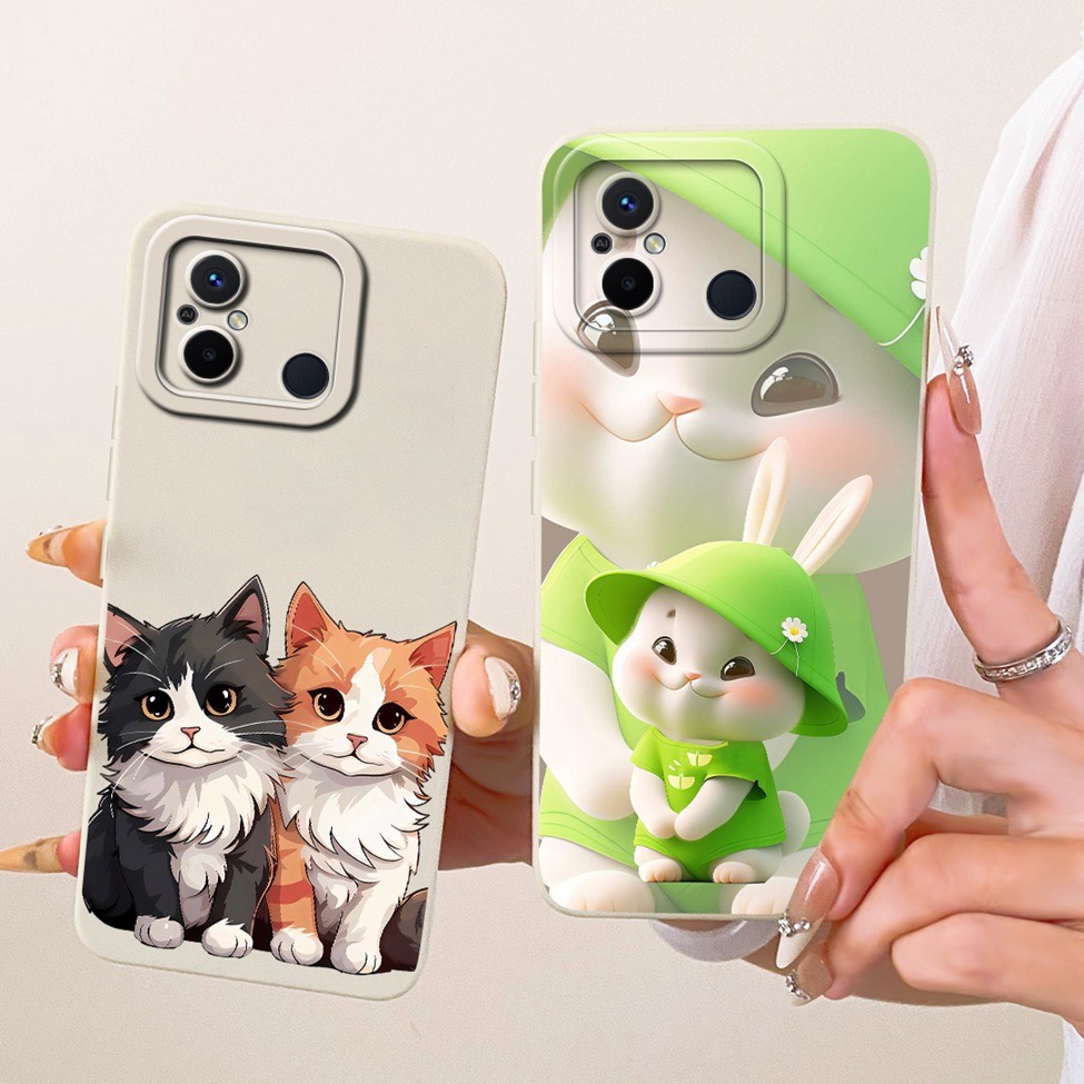 Ốp Lưng Cho Redmi 12C Silicon Thời Trang Sang Trọng Mát Kawaii Vỏ Sơn Dễ Thương 22120RN86G