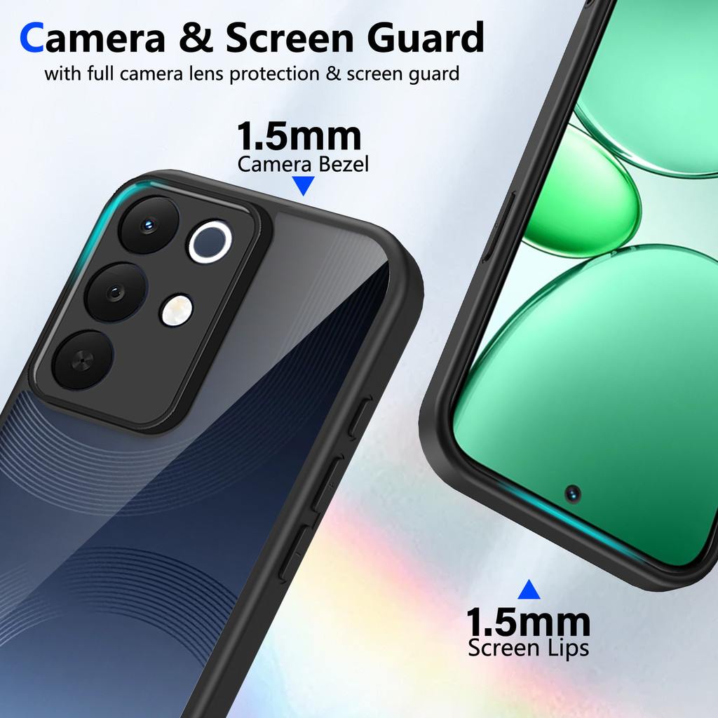 Ốp lưng Realme C85 5G Vỏ trong suốt mờ thời trang cho Ốp điện thoại Realme C85 5G