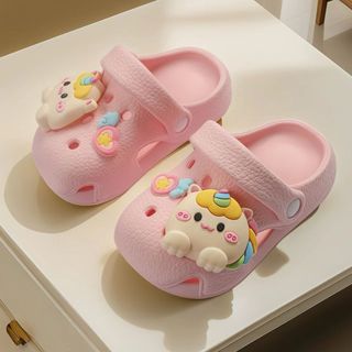 Dép sục EVA cho bé gái – Giày sandal siêu nhẹ chống trượt hình kỳ lân
