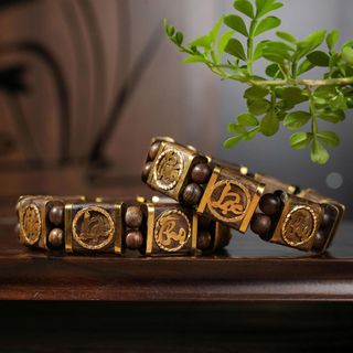 LÁCH TAY ĐH RỤC VIỆT CHÌM NƯỚC - Bọc Vàng 8K - MẪU ĐẶC BIỆT - TRẦM HƯƠNG YÊN LỘC