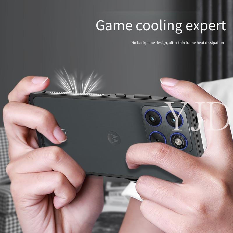 Ốp Lưng Cho Motorola Edge 70 Moto X70 Air Metal Trần Khung Tản Nhiệt Chống Rơi Vỏ Điện Thoại