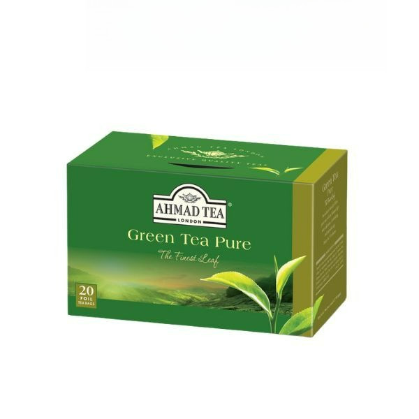 Trà Ahmad Trà Xanh Green Tea Pure 40g, Thơm Ngon Đậm Vị Trà