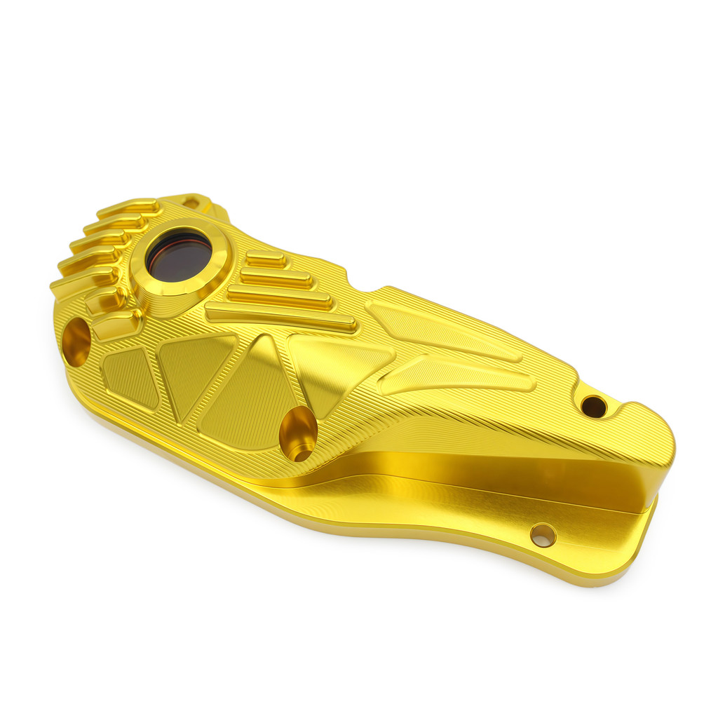 Dành Cho VESPA GTS250 300 GTV HPE 2019-2024 Xe Máy Pokhaomin Sửa Đổi Chảo Nhôm Rõ Ràng Dầu Có Thể Nhìn Thấy Đáy Potn