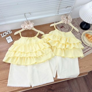 12-30kg Set áo 2s vàng mix quần suông HA