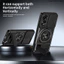 Armor Slide Lens Funda cho OPPO A78 4G Global Case Xoay Vòng Từ Tính Dành Cho OPPO A78 4G Ốp điện thoại Chân Đế Có Thể Gập Lại Capa