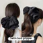 Satin Nơ Bud Móng Vuốt Kẹp Tóc Đuôi Ngựa Cao Tập Tóc Nữ Thời Trang Thanh Lịch Bun Phụ Kiện Tóc