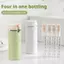 4 trong 1 Draagbare Reisflessen van de Reisdispenser van het Lekbevis Lekdiichte Reiscontainer voor de Lotion van de Conditioner van