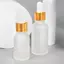 PNPIA- Chai Thủy Tinh Mờ Có Thể Đổ Lại Rỗng Có Giọt 10ML 50ML 100ML Lotion Dispenser Cho Mỹ Phẩm DIY Lưu Trữ