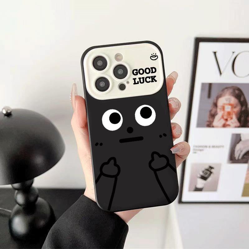 Ốp lưng iPhone 16 họa tiết chibi tức giận đơn giản thời trang trẻ trung bảo vệ toàn diện