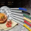 JCSYFAC Thìa Nước Sốt Bằng Thép Không Gỉ Có Tay Cầm Cao Su Dài Chống Nóng Pizza Lây Lường Đo Thìa Canh Nấu Ăn Nhà Bếp Bộ Đồ Ăn Mới