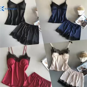 Kudosation Bộ Đồ Ngủ Ren Gợi Cảm Phù Hợp Với Nữ V-Ne Đồ Ngủ Quần Lót Thường Ngày Váy Ngủ Đẹp