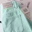 Size Lớn Cao Cấp Ôm Hơn Nhìn Cao Nhẹ Xanh Mùa Hè Quần Short Denim Nữ