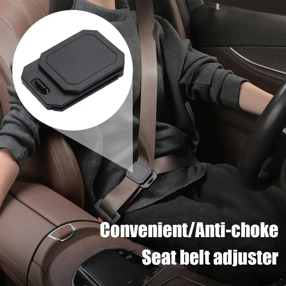 Xe Mới Dây An Toàn Điều Chỉnh Tam Giác Đai An Toàn Khóa Kẹp Chống Chém Cổ Nút Chặn Vai