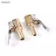 Bigapple Đồng Thau Ô Tô Lốp Bơm Hơi Van Kết Nối Air Chu Lốp Kẹp Lo-on Xe Adapter RDG