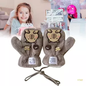 Găng tay giữ ấm chống gió Găng tay đầy đủ ngón tay dành cho trẻ em Thoải mái khi chơi ngoài trời