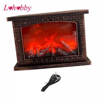 Đèn LED Lò Sưởi Đèn Lồng Điện Lò Sưởi Đèn Trang Trí Quà Tặng Đèn Lồng Di Động