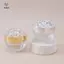 1 chiếc Lọ kem mặt thủy tinh 50g sang trọng có nắp Hộp đựng mỹ phẩm Acrylic cho lọ kem dưỡng da Chai dưỡng da du lịch [Mina]