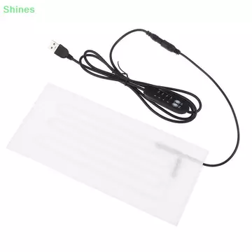 Shines 1 Tấm sưởi ấm xương sống cổ tử cung Tấm sưởi dây USB Thảm sưởi ấm 5V Bộ phận sưởi điện Tấm sưởi phim không dệt VN