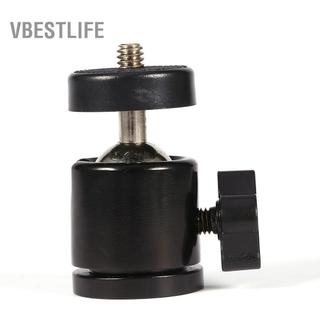 VBESTLIFE Đầu bóng xoay 360 độ Giá đỡ đầu bi mini cho chân máy ảnh 1/4 Giá đỡ đèn flash 3/8