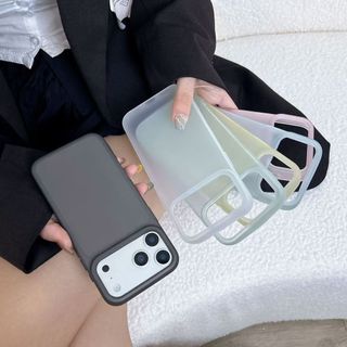 Ốp Điện Thoại Màu Kẹo Trong Suốt Silicon Mềm Chống Sốc Ốp Lưng Điện Thoại Cho iPhone 11 12 13 14 15 16 17 Pro Max 14 15 Plus