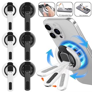 Elough 360° Giá đỡ lười xoay cho điện thoại thông minh Nhẫn đeo tay Giá đỡ điện thoại hai mặt Giá đỡ từ tính