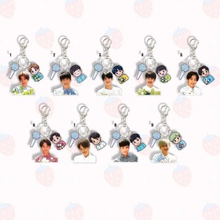 Túi đeo mặt dây chuyền Acrylic Kpop Idol EXO Móc khóa quyến rũ CHANYEL BAEKHYUN