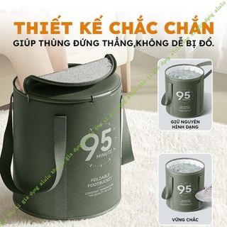 Túi Ngâm Chân Giữ Nhiệt 5 Lớp, Xô Ngâm Chân Gấp Gọn Giữ Ấm Lâu, Túi Ngâm Chân Thư Giãn Tại Nhà – Kho Sỉ Gia Dụng Alulu