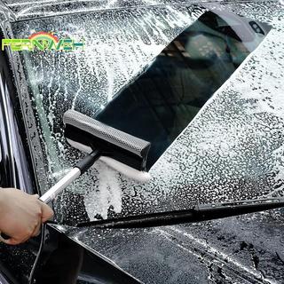 [Fernweh] 1Pc Squeegee Máy làm sạch cửa sổ ô tô Cực một phần / Bàn chải cửa sổ làm sạch cực có thể thu vào Dụng cụ làm sạch ô tô Squeegee Kính [MỚI]