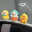 Littleloves1 6 Chiếc Sáng Tạo Hoạt Hình Hình Mini Du Mẫu Trang Trí Dễ Thương Nhỏ Vàng Du Xe Trung Tâm Điều Khiển Đồ Trang Trí Phụ Kiện VN