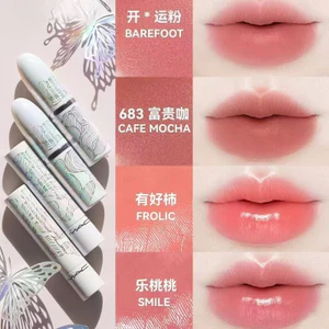 Phong Cách Mới Giới Hạn Vận Chuyển Bướm Năm Mới Son Môi Giới Hạn 683 Matte Son Môi Giàu Cà Phê Mỹ Phẩm Quà Tặng