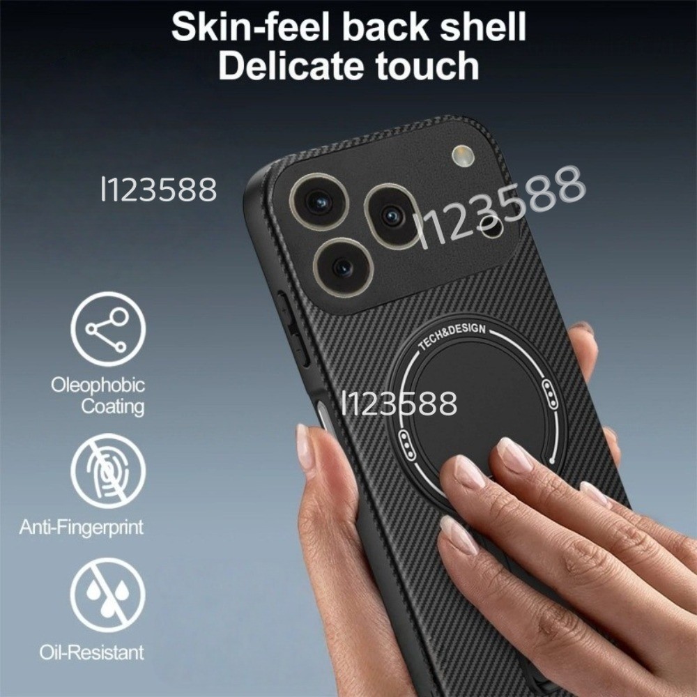 Dành Cho Honor 600Pro 5G Sợi Carbon Đứng Đứng Ốp lưng Từ Tính Cho Honor 600 Pro 5G 2026 Honor600 Honor600Pro Ốp Lưng