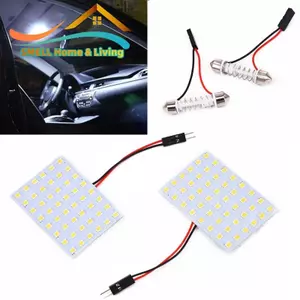 Đèn bảng điều khiển Đèn nội thất ô tô Đèn chiếu sáng ô tô Nội thất vòm 48SMD 50000H