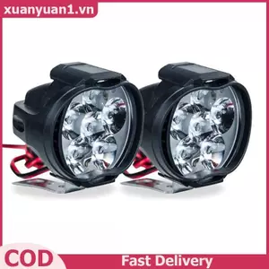XUAN 1 LED Đèn Pha Xe Máy Trắng Siêu Sáng 6 Đèn LED Làm Việc VN