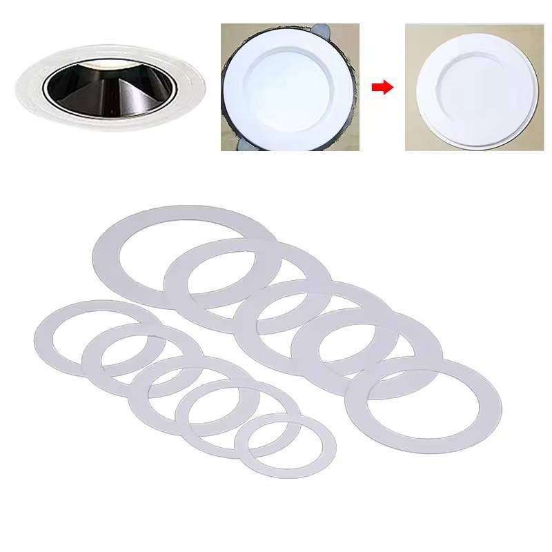 < WHPHous-t > 1Pc Đèn LED Downlight O Nhẫn Trắng Chụp Đèn Vòng Adapter Che Khuyết Điểm Miếng Đệm Shims Vòng Đệm Đế Đèn Miếng Đệm Đẹp