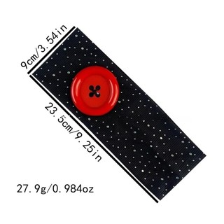 Dây buộc tóc nút SHUPUN, Băng đô co giãn phong cách cổ điển đầy màu sắc, chấm sáng chống trượt Polyester Retro Băng đô cô gái